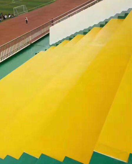 高安球场台阶翻新修补改造